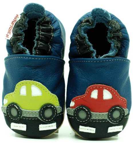 Soft Sole Baby Shoes CARS ON THE ROAD