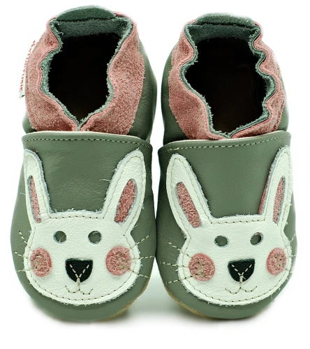 Soft Sole Baby Shoes PINK RABBIT